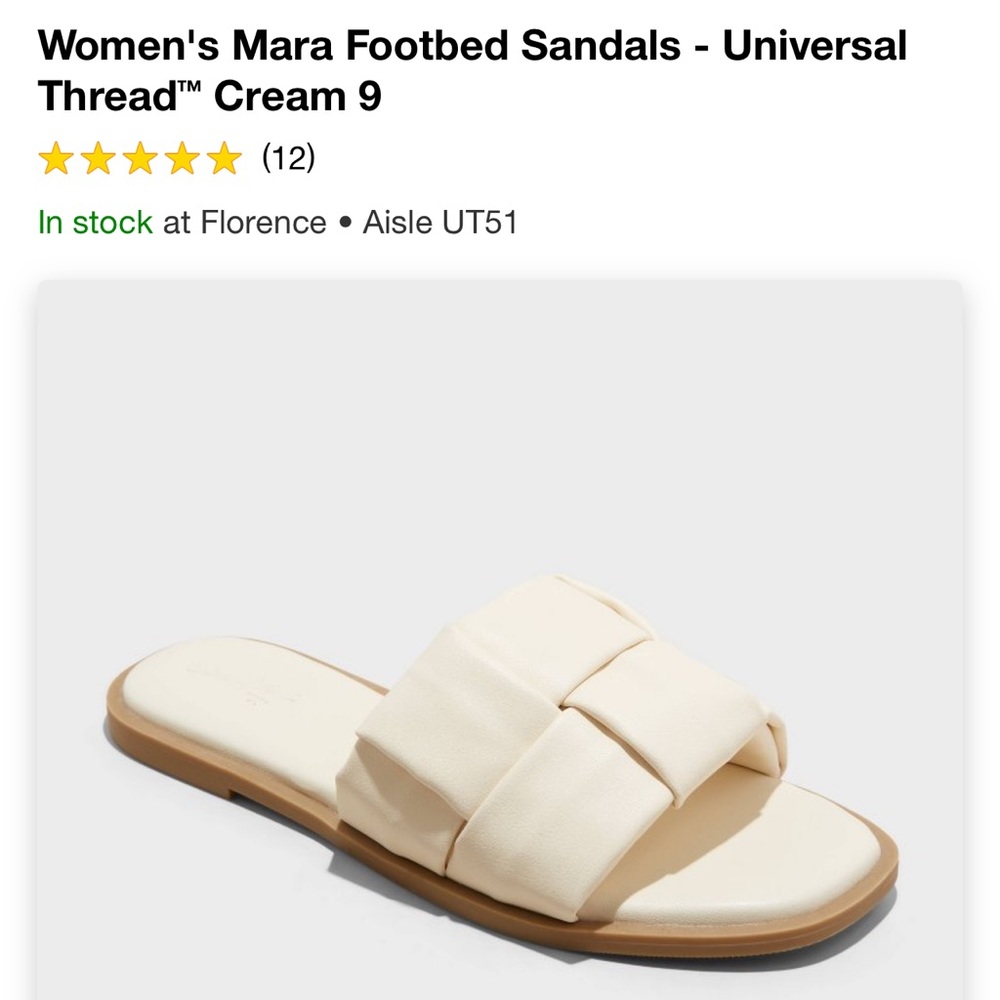 Universal thread shoes - size 9